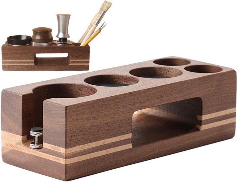 Koffie Sabotage Station Hout Espresso Sabotage Portafilter Houder Houten Base Koffie Filter Sabotage Houder Barista Accessoires