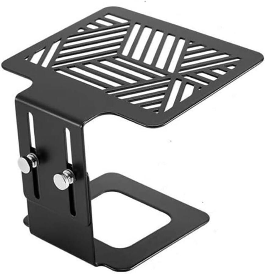 Koffie Schaalhouder Espresso Accessoire Precisie Koffie Zetten Verstelbare Hoogte 15 x 15 x 10 cm Zwart