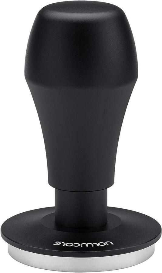 Koffie Stamper Espresso Tool Perfect Espresso Maken Verstelbare Druk 57 mm Zwart