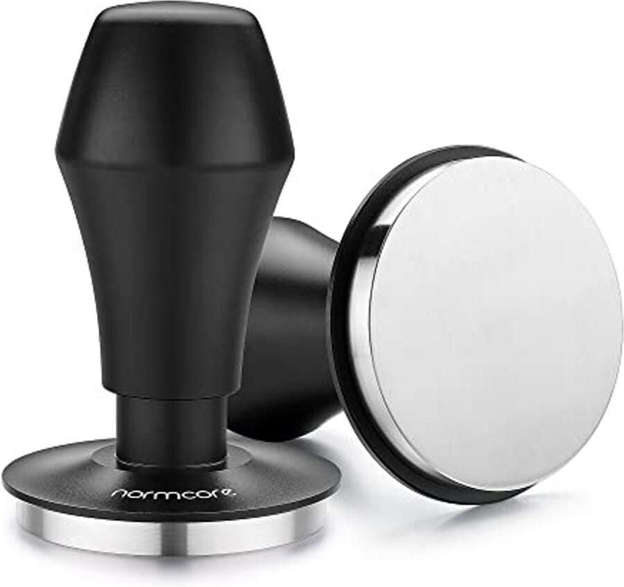 Koffie Stamper Espresso Tool Perfect Espresso Veerbelast met Click 585 mm Zwart