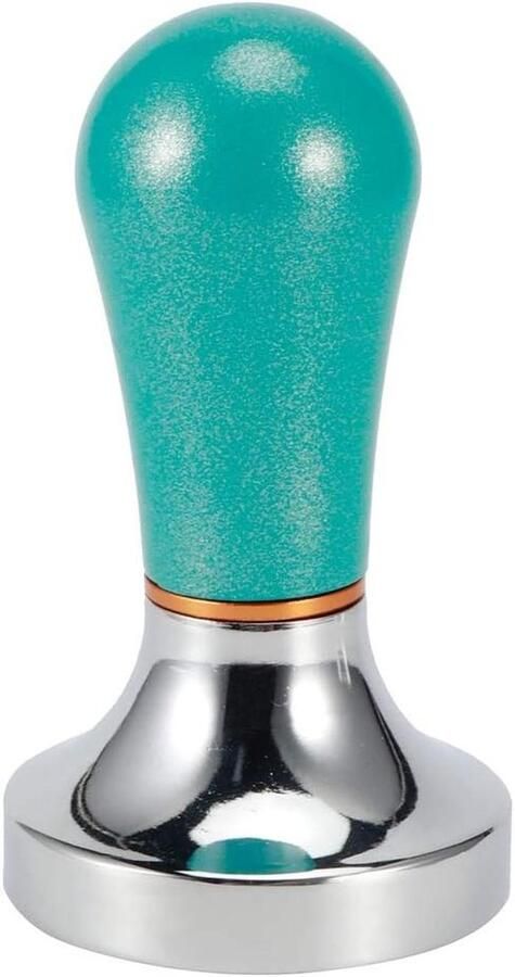 Koffie Stamper Espresso Tool Perfecte Espresso Ergonomische Handgreep 57 mm Diameter Lichtblauw
