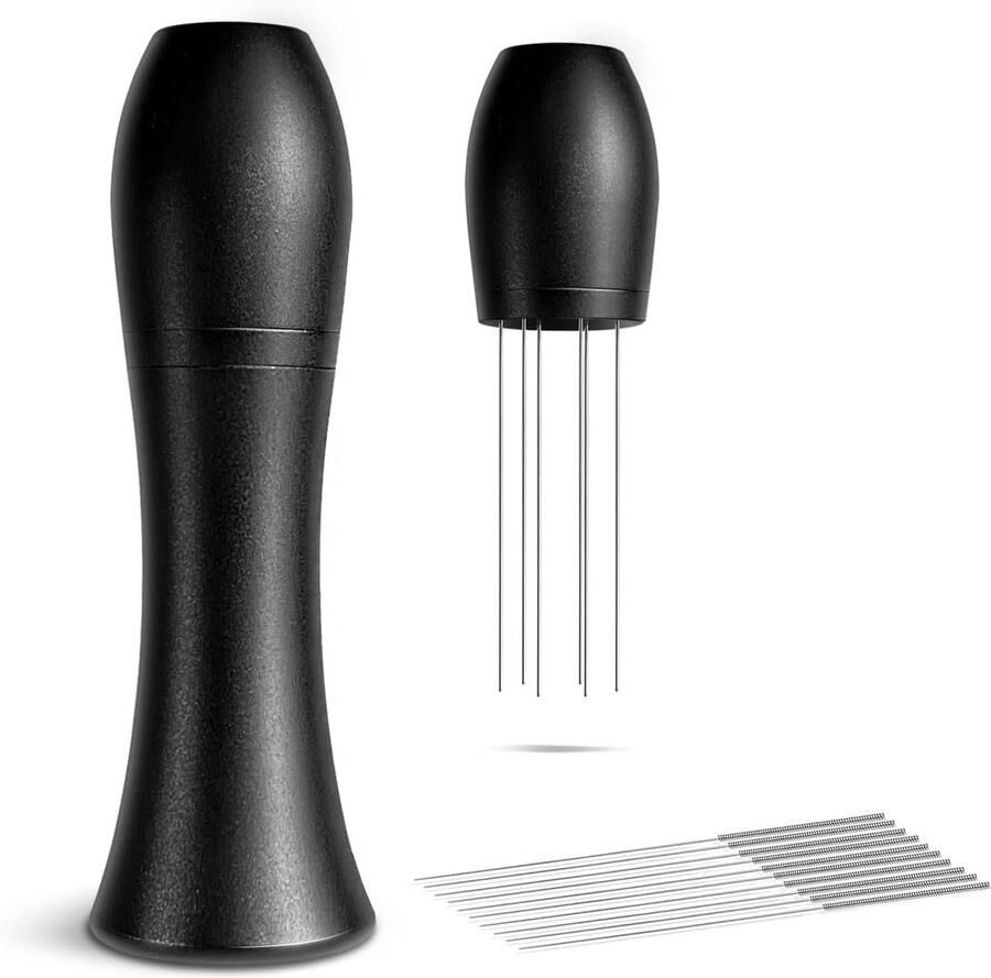 Koffie Tamper Barista Tool Espresso Bereiden Roestvrij Staal 42mm Diameter Zilver