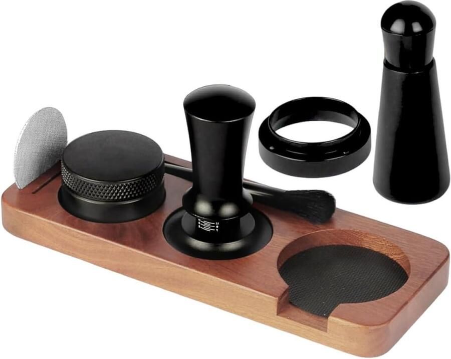 Koffie Tamper Espresso Aandrukker Espresso Zetten Roestvrij Staal 58mm Niet gespecificeerd