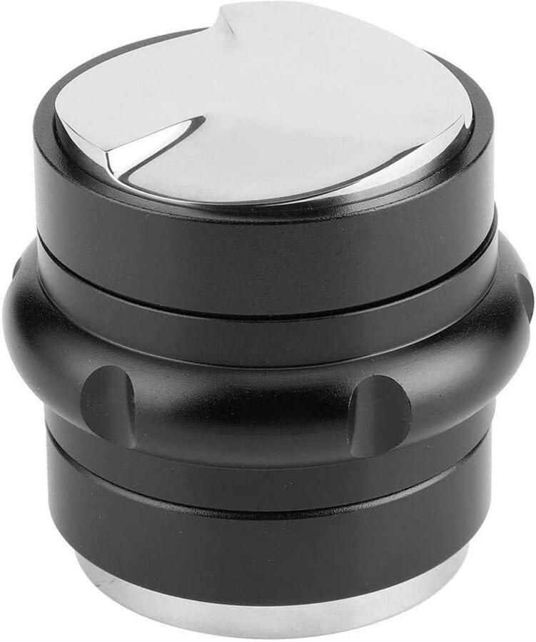 Koffie Tamper Espresso Accessoire Koffie Bereiden Roestvrij Staal 58 mm Zwart
