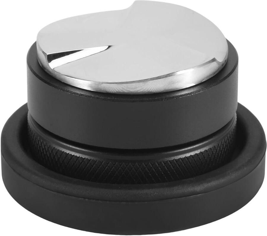 Koffie Tamper Espresso Accessoire Perfect Koffie Maken Instelbare Diepte 54 mm Zwart