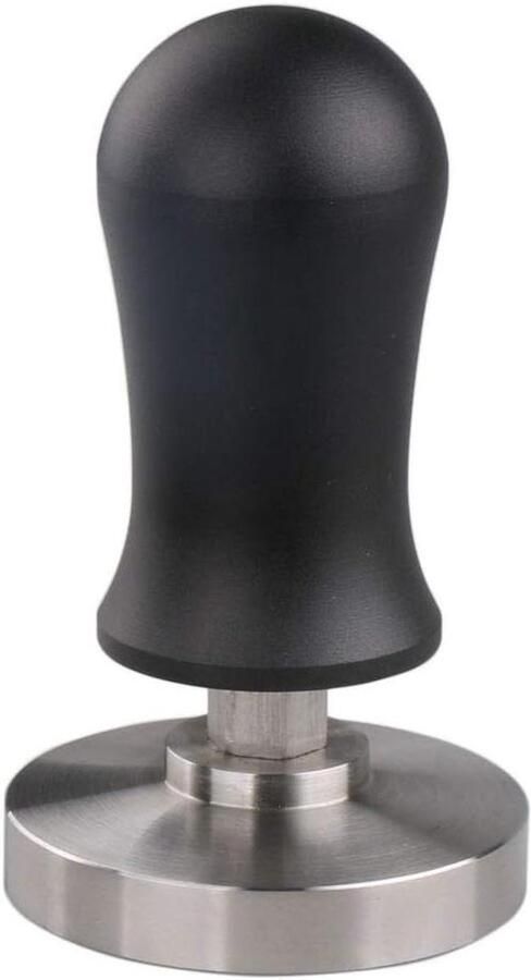 Koffie Tamper Espresso Accessoire Perfecte Espresso Maken Druk Gevoelig 58mm Diameter Zwart