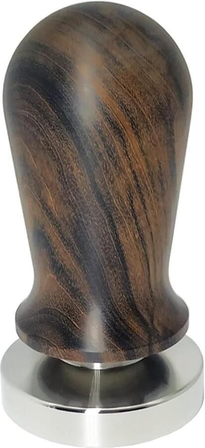 Koffie Tamper Espresso Drukker Barista Werk Gekalibreerde Druk 51 58mm Zwart Zilver