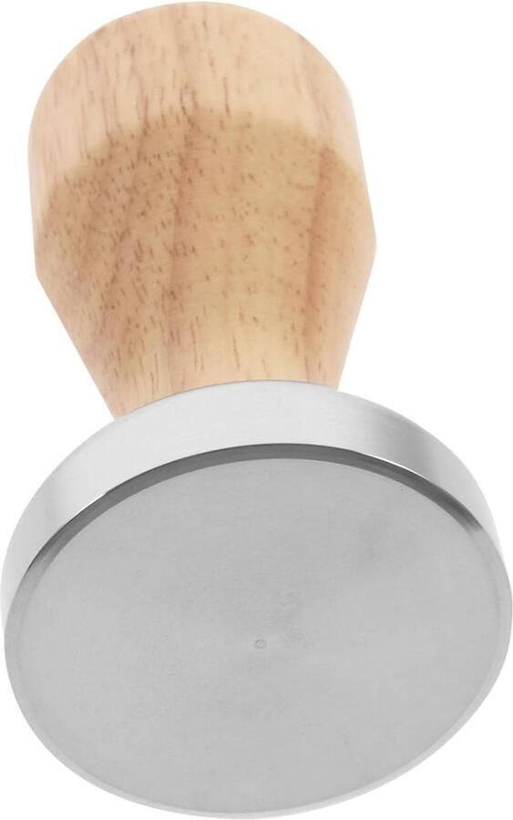 Koffie Tamper Espresso Drukker Espresso Bereiden Ergonomisch Handvat 9.1cm Hoog Zwart