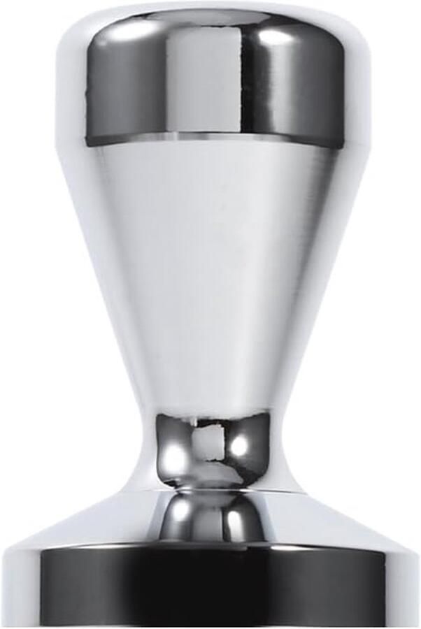 Koffie Tamper Espresso Drukker Koffie Bereiden Zwaar Roestvrij Staal 51mm Diameter Zilver