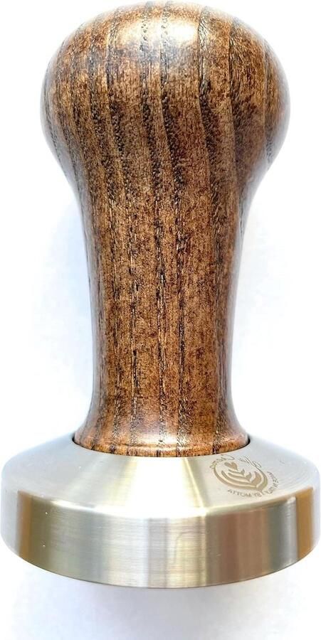 Koffie Tamper Espresso Drukker Perfect Espresso Ergonomische Handgreep 57 mm Bruin