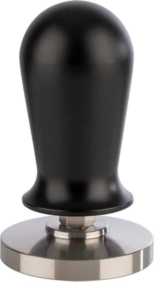 Koffie Tamper Espresso Drukker Perfecte Espresso Geïntegreerde Drukregeling 58 mm Diameter Zilver Zwart