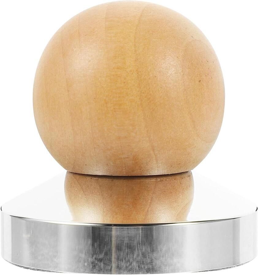 Koffie Tamper Espresso Drukker Perfecte Espresso RVS Basis 6x5.1CM Zwart