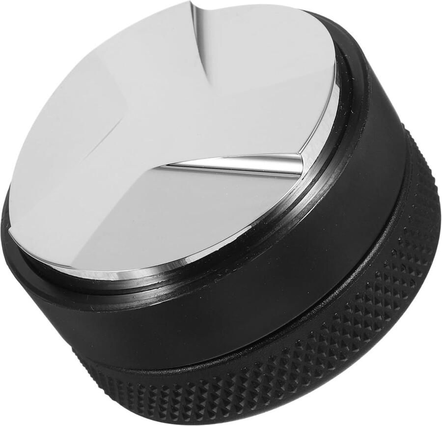 Koffie Tamper Espresso Drukker Thuis Espresso Zetten Gelijkmatige Drukverdeling 63 cm Diameter Zwart