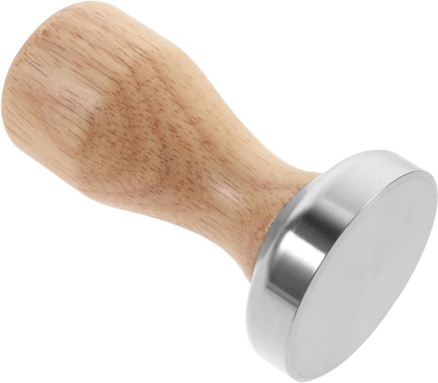 Koffie Tamper Espresso Pers Koffie Bereiden Massief Hout Handvat 9.1 x 5.1 cm Zoals afgebeeld