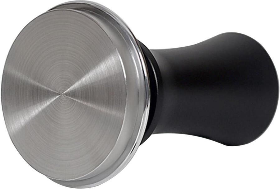 Koffie Tamper Espresso Pers Koffie Bereiden Platte Basis 8.8 cm Zwart