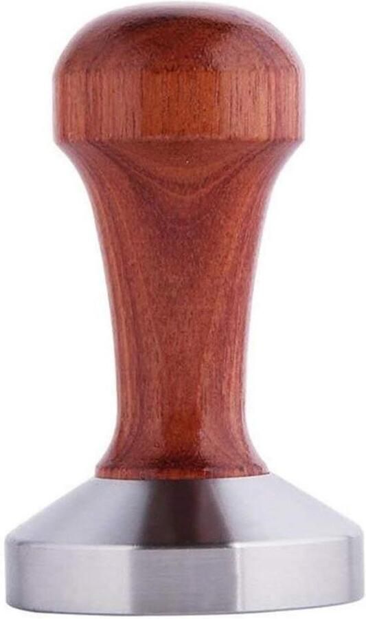 Koffie tamper Espresso pers Koffie zetten Roestvrij staal 49-58mm Zilver