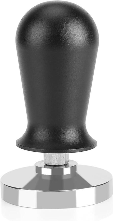 Koffie Tamper Espresso Pers Perfect Espresso Gelijkmatige Druk 51 mm Zwart