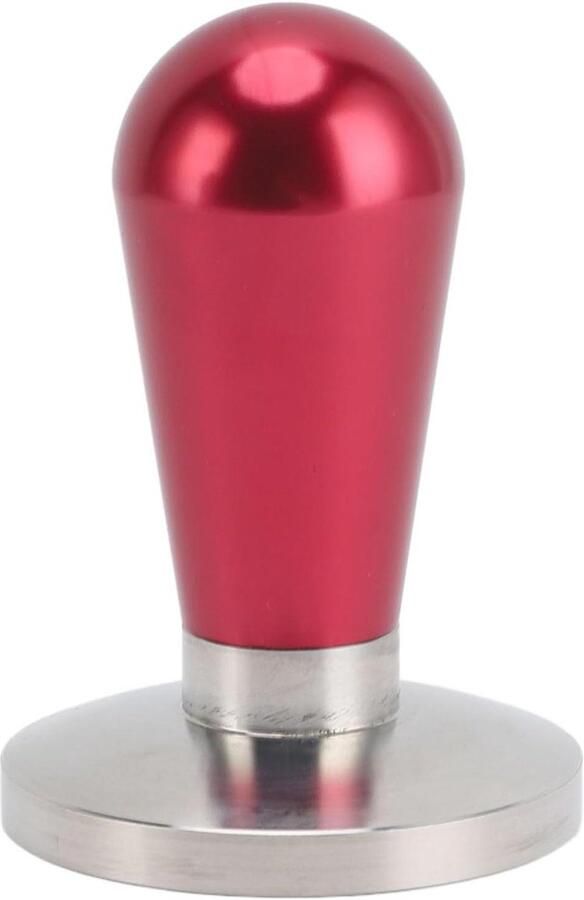 Koffie Tamper Espresso Perser Espresso Bereiden Roestvrij Staal 58 mm Zilver