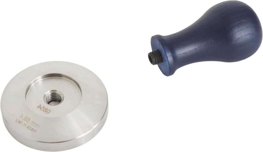 Koffie Tamper Espresso Pusher Espresso Bereiden Italiaans Vakmanschap 53mm Diameter Blauw Marina