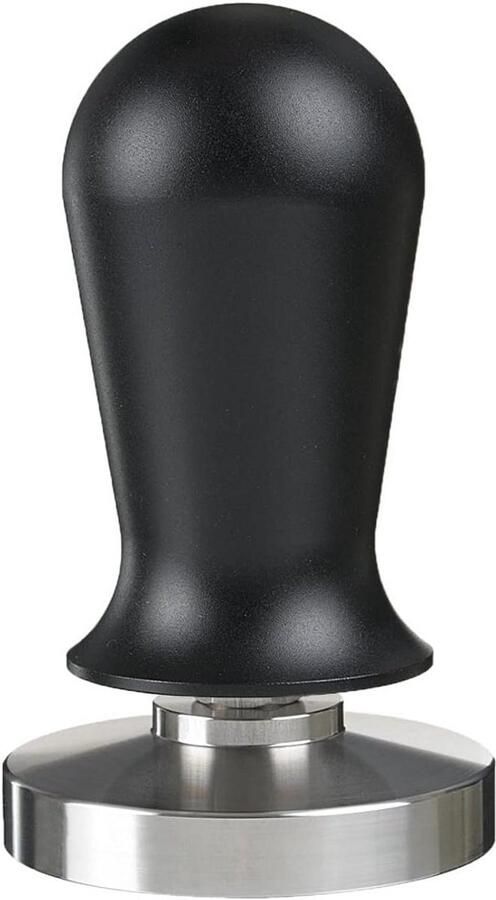 Koffie Tamper Espresso Stamp Espresso Bereiding Gekalibreerde Druk 58.5 mm Zilverkleurig