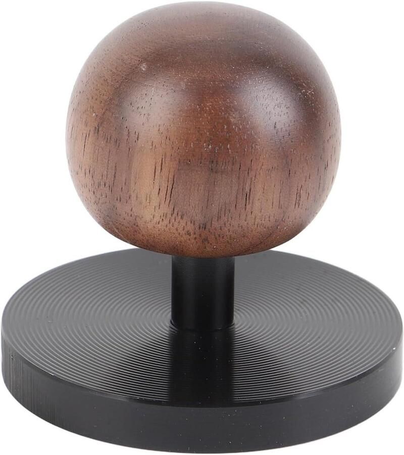 Koffie Tamper Espresso Stamper Koffie Bereiden Platte Basis 51 MM Zwart
