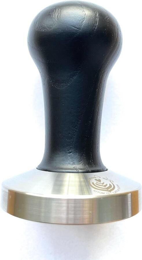 Koffie Tamper Espresso Stamper Perfecte Espresso Ergonomische Handgreep 58.5 mm Zwart