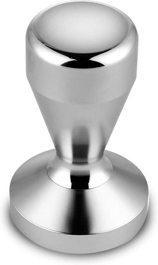 Koffie Tamper Espresso Tamper Espresso Bereiden Roestvrij Staal 51mm Basis Zilver