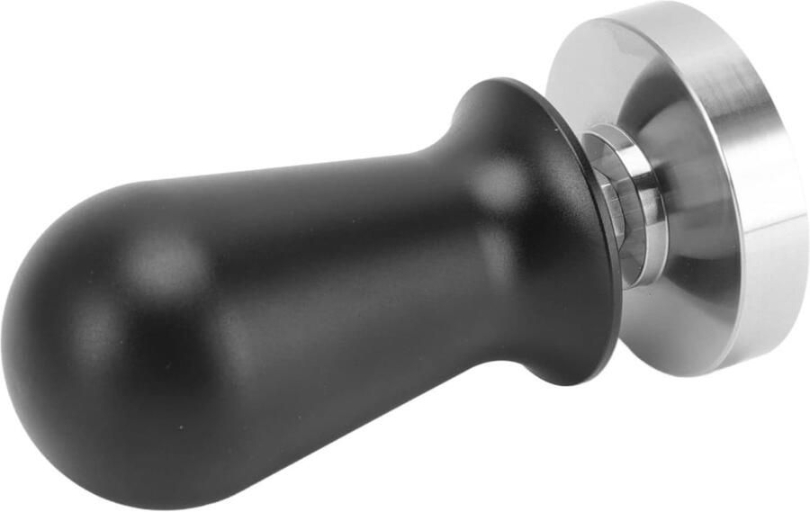 Koffie Tamper Espresso Tool Espresso Bereiden Constante Druk Veer 58MM Zilver