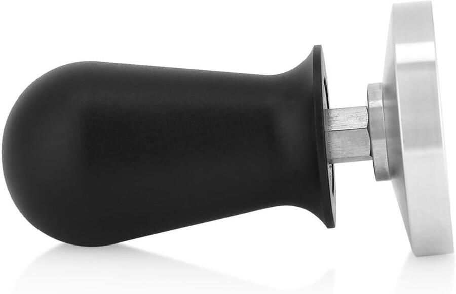 Koffie Tamper Espresso Tool Koffie Bereiden Platte Basis 51mm Diameter Zwart