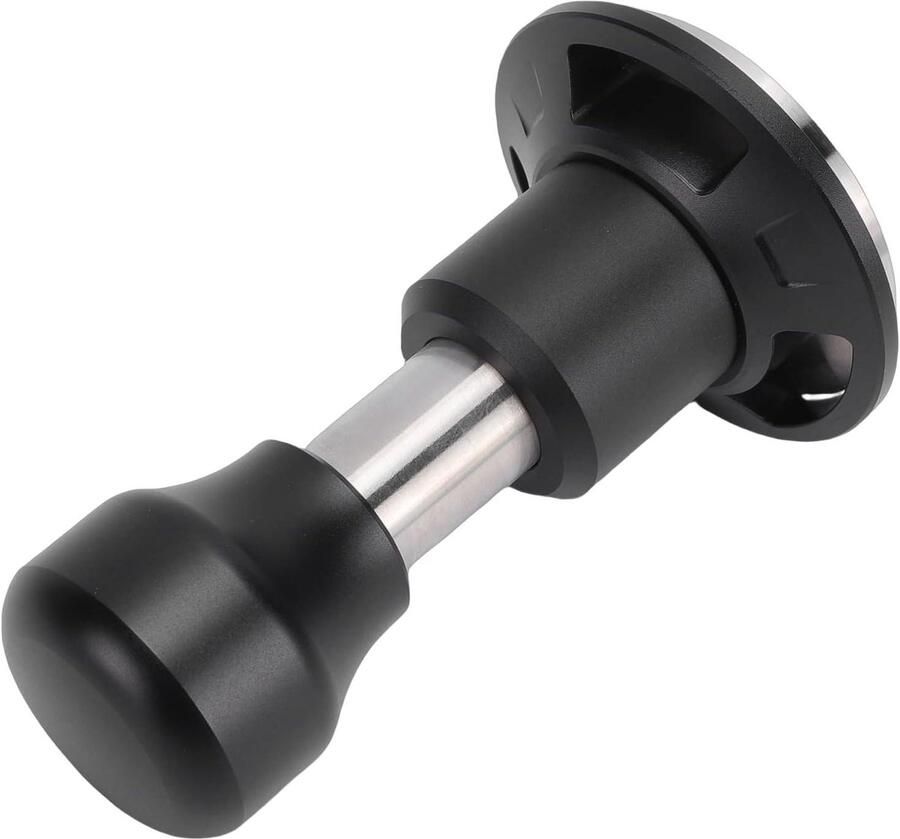 Koffie Tamper Espresso Tool Perfect Espresso Drukvoet Mechanisme 58.5 mm Zilver