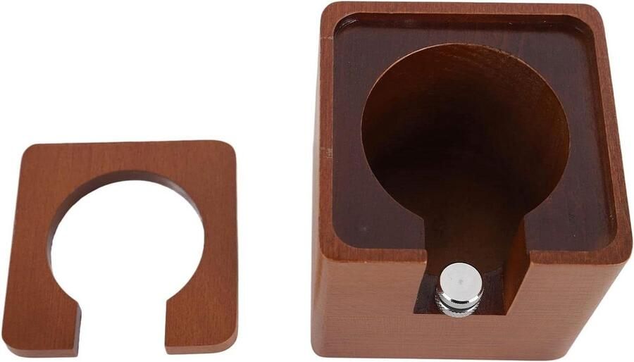 Koffie Tamper Houder Espresso Station Espresso Bereiding Gemaakt van Palissander Voor 51-54mm Houtkleur