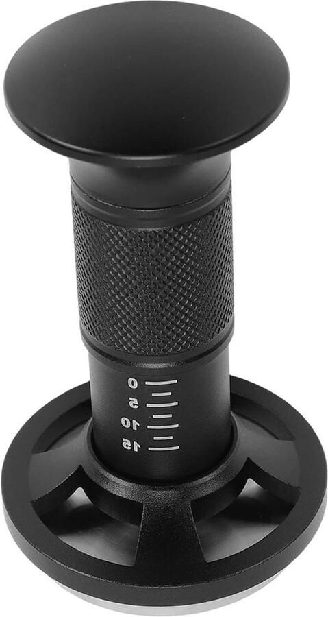 Koffie Tamper Koffiepers Aanstamper Espresso Bereiden Verstelbare Druk 51 mm Zilver
