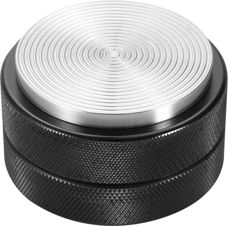Koffie Tamper Koffiepers Espresso Bereiden Oxidatiebestendig Staal 51 mm Basis Zwart