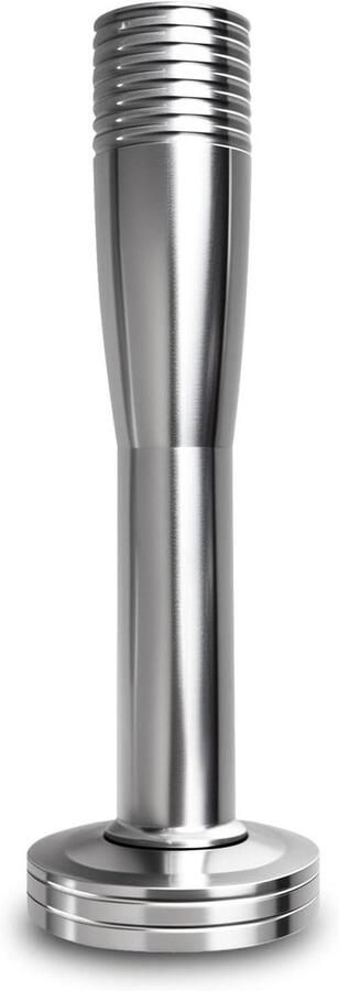 Koffie Tamper Koffiestamper Bonenpers Espresso Bereiden Spiegelgepolijste Chroom 49-58 mm Zilver