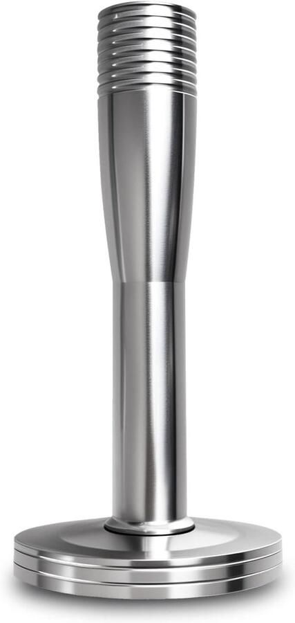 Koffie Tamper Koffiestamper Pers Espresso Bereiden Vlakke Bodem 49 tot 58mm Zilver