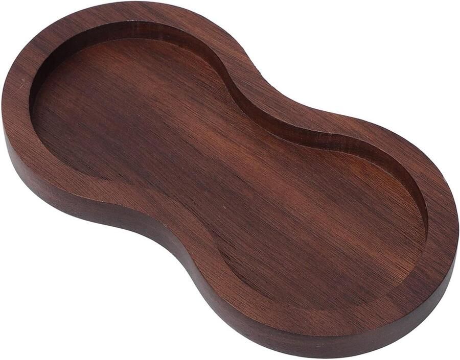 Koffie Tamper Mat Aanstamp Pad Espresso Bereiden Nauwkeurige Slot 16 x 8 x 1 cm Bruin