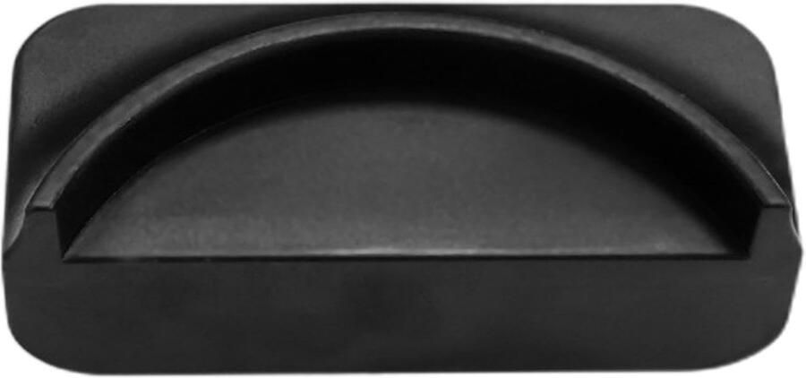 Koffie Tamper Mat Aanstamp Station Espresso Bereiding Antislip Siliconen 80 x 35 mm Zwart