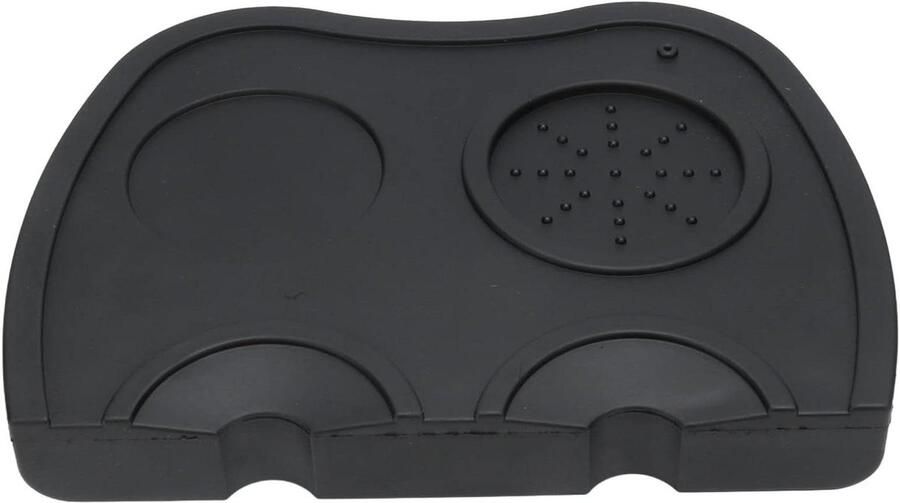 Koffie Tamper Mat Aanstampkussen Espresso Koffie Bereiden Voedselveilig Siliconen 15 x 20.5 cm Zwart