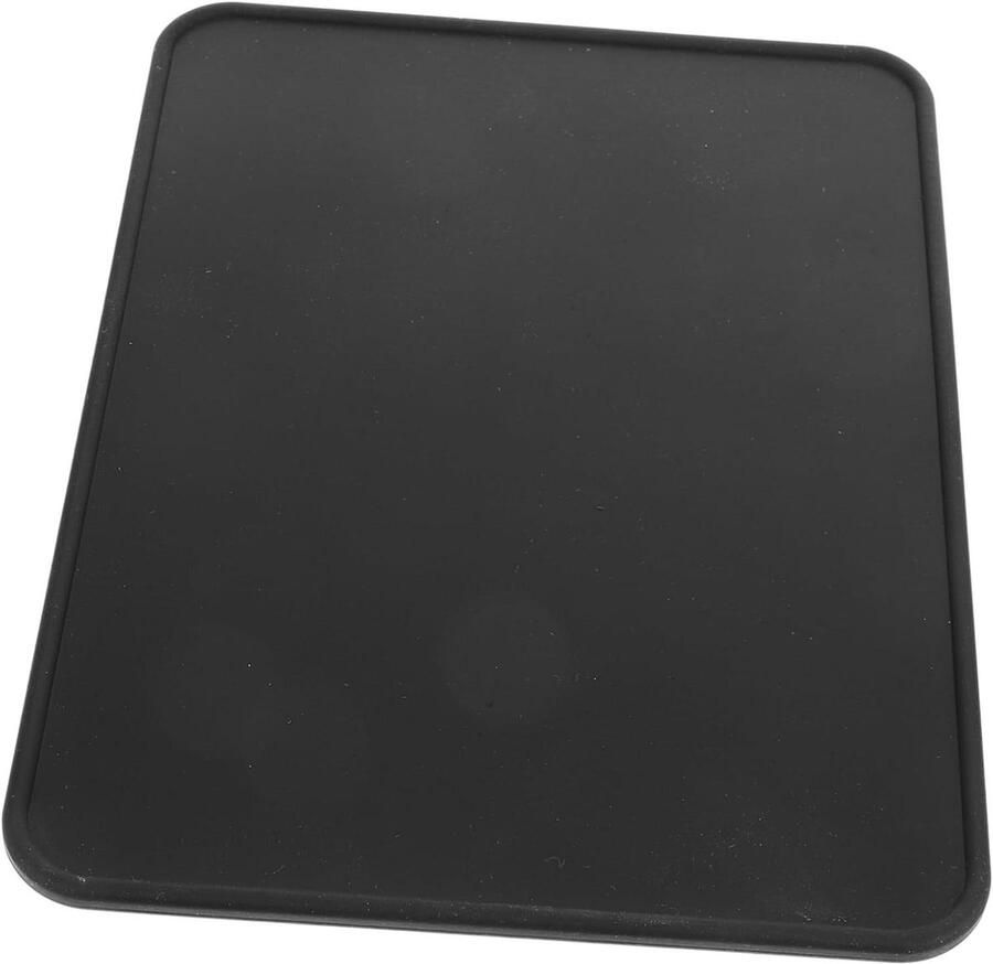 Koffie Tamper Mat Espresso Accessoire Koffie Bereiden Voedingskwaliteit Siliconen 20 x 15 cm Zwart