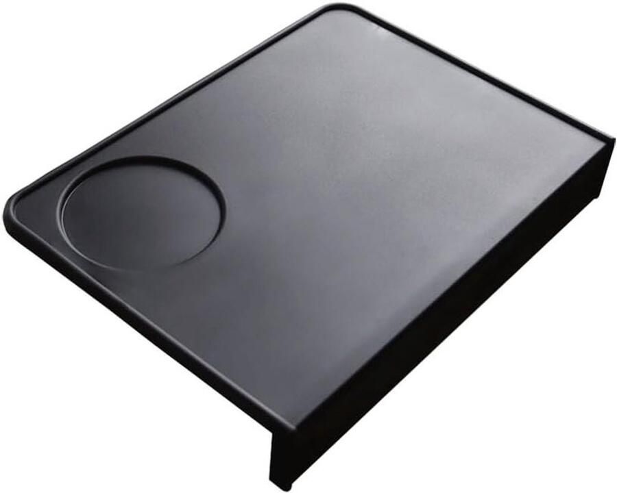 Koffie Tamper Mat Espresso Mat Koffie Bereiden Rand Bescherming 20x15cm Zwart