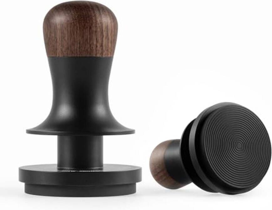 Koffie Tamper met Constante Druk 54 mm Titanium Coating en Ingebouwde Veerbelasting voor Espresso Machines