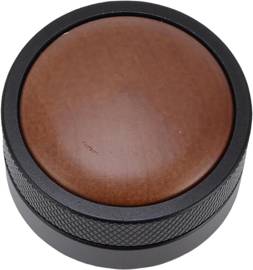 Koffie Tamper Palm Tamper Espresso Bereiden Ergonomische Handgreep 58 mm Basis Nootkleurig