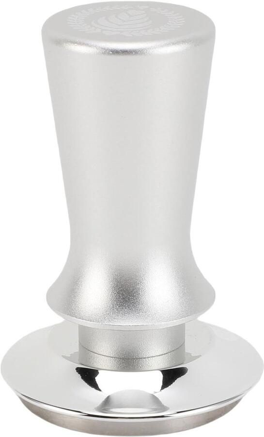 Koffie Tamper Poederpers Gereedschap Koffie Zetten Constante Druk Ontwerp 51 mm Zilver