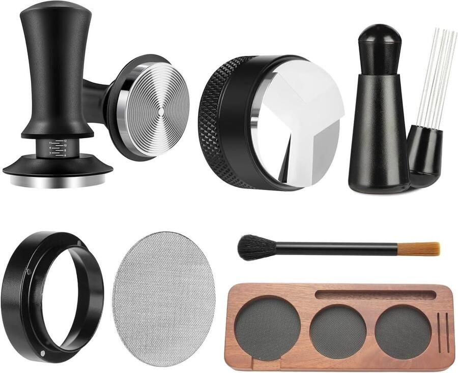 Koffie Tamper Set Espresso Accessoires Espresso Zetten Verstelbare Dispenser 51 mm Meerkleurig