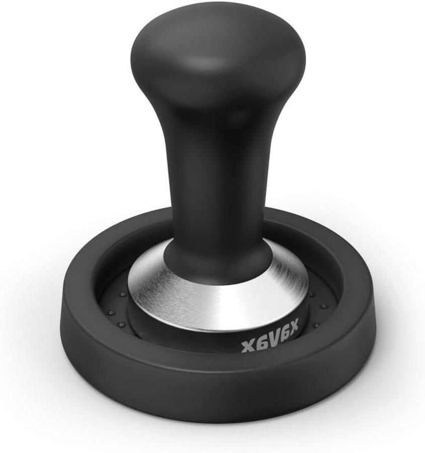 Koffie Tamper Set Espresso Accessoires Perfecte Espresso Maken Inclusief Antislip Mat 51 mm Zwart