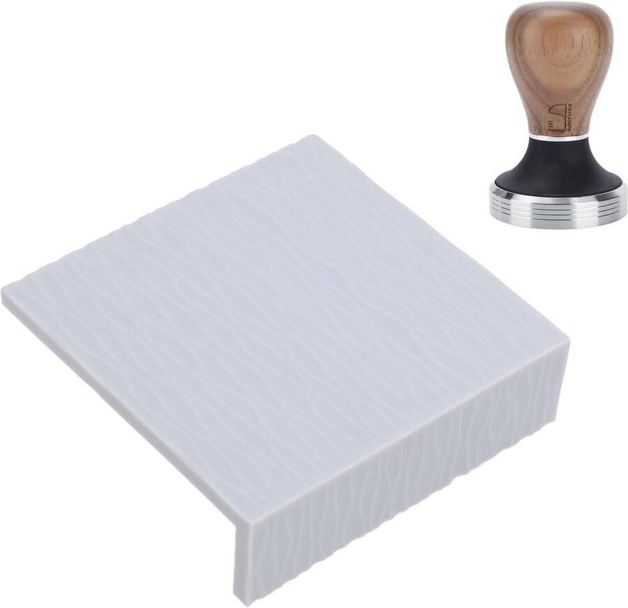 Koffie Tamper Set Espresso Accessoires Thuis Koffie Maken Met 58mm Tamper 126 x 125 mm Grijs