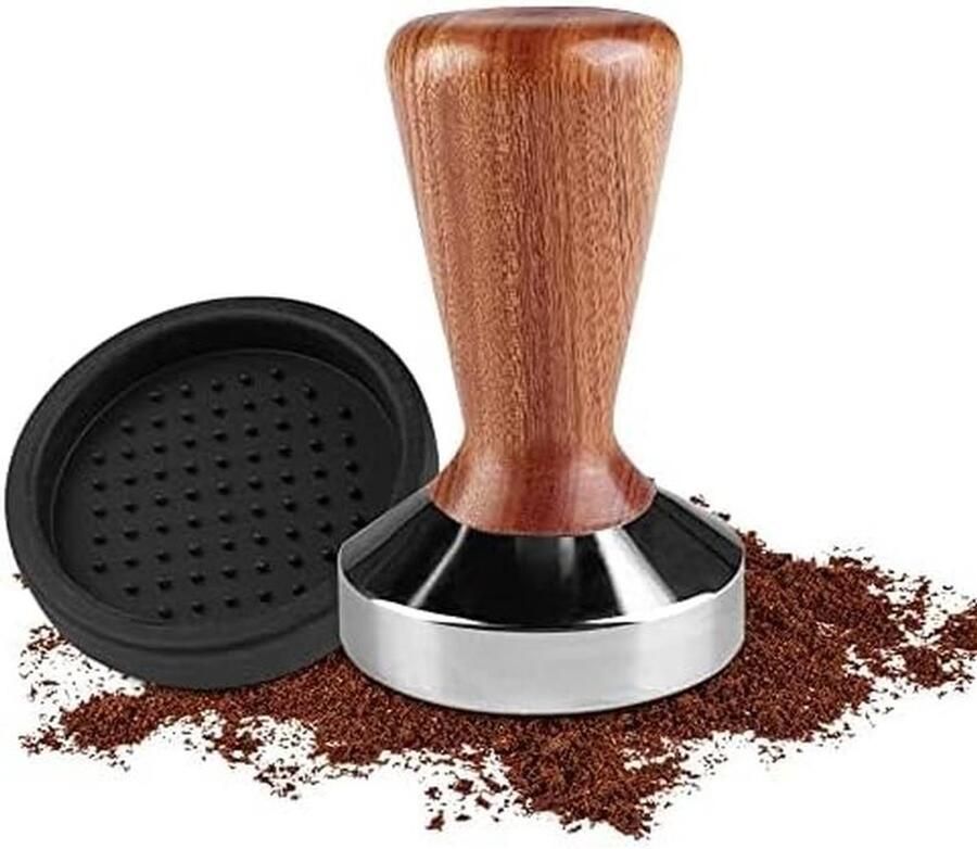 Koffie tamper set Espresso stamper Perfecte espresso Roestvrij staal 51 mm