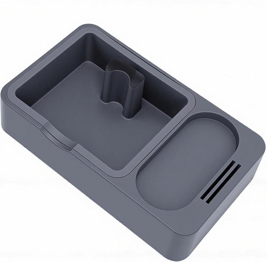 Koffie Tamper Station Aanstampstation Koffie Espresso Bereiden Afneembaar Ontwerp Voor 51-58mm Portafilter Grijs