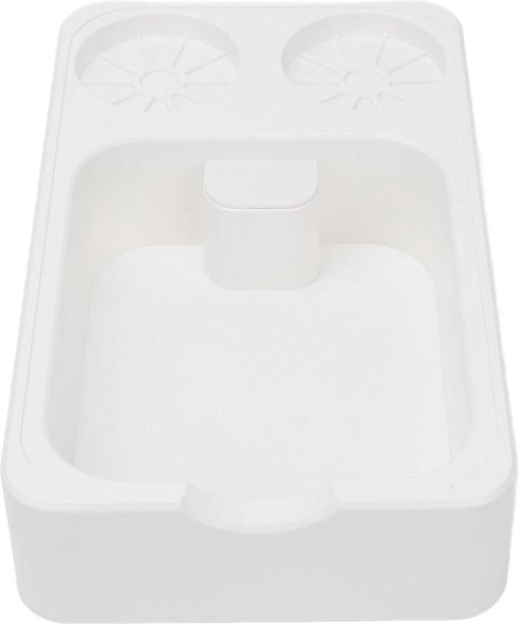 Koffie Tamper Station Aanstampstation Koffiezetapparaat Koffie Bereiden Slagvast ABS Materiaal Universeel 51-58mm Wit