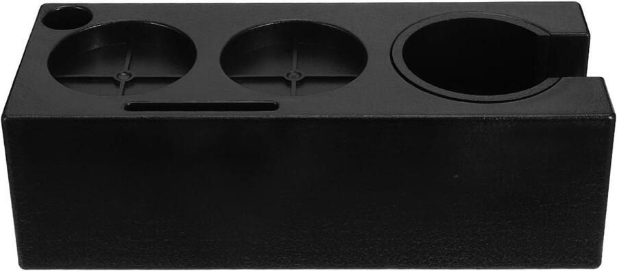Koffie Tamper Station Espresso Organizer Koffie Bereiden Geïntegreerde Opbergruimte 24 x 95 x 79 cm Zwart